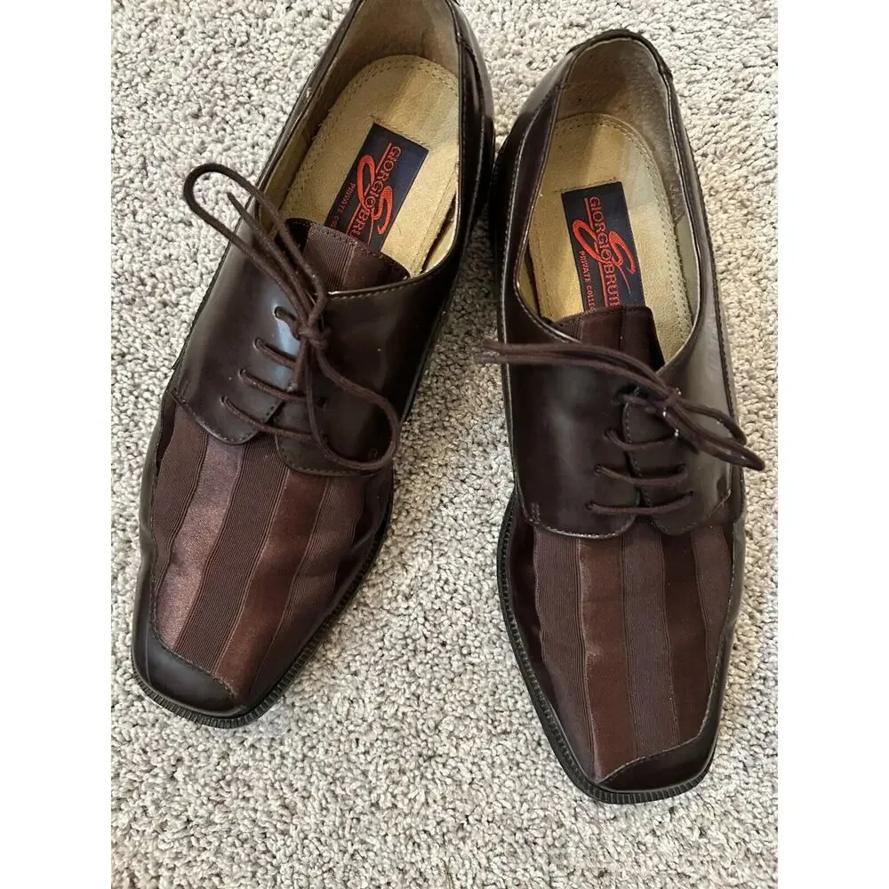 Men's Giorgio Brutini‎ Private Collection Size 10 M Color Brown 808012